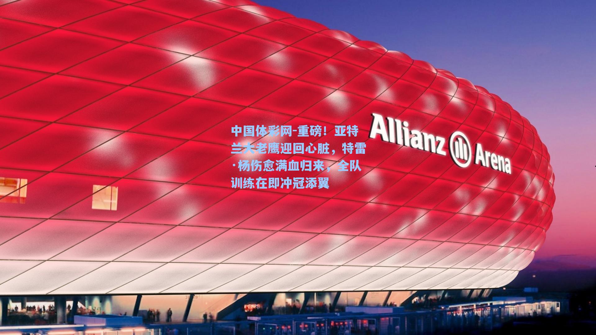 重磅！亚特兰大老鹰迎回心脏，特雷·杨伤愈满血归来，全队训练在即冲冠添翼